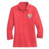 Ladies 3/4 Sleeve Meridian Cotton Blend Polo Thumbnail