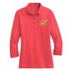 Ladies 3/4 Sleeve Meridian Cotton Blend Polo Thumbnail