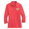 Ladies 3/4 Sleeve Meridian Cotton Blend Polo Thumbnail