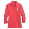 Ladies 3/4 Sleeve Meridian Cotton Blend Polo Thumbnail