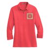 Ladies 3/4 Sleeve Meridian Cotton Blend Polo Thumbnail