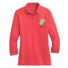 Ladies 3/4 Sleeve Meridian Cotton Blend Polo Thumbnail