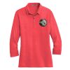 Ladies 3/4 Sleeve Meridian Cotton Blend Polo Thumbnail