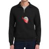 Super Sweats ® NuBlend ® 1/4 Zip Sweatshirt with Cadet Collar Thumbnail