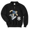 Super Sweats ® NuBlend ® 1/4 Zip Sweatshirt with Cadet Collar Thumbnail