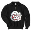 Super Sweats ® NuBlend ® 1/4 Zip Sweatshirt with Cadet Collar Thumbnail