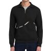Super Sweats ® NuBlend ® 1/4 Zip Sweatshirt with Cadet Collar Thumbnail