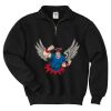 Super Sweats ® NuBlend ® 1/4 Zip Sweatshirt with Cadet Collar Thumbnail