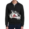 Super Sweats ® NuBlend ® 1/4 Zip Sweatshirt with Cadet Collar Thumbnail