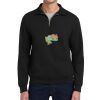 Super Sweats ® NuBlend ® 1/4 Zip Sweatshirt with Cadet Collar Thumbnail