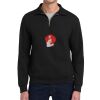 Super Sweats ® NuBlend ® 1/4 Zip Sweatshirt with Cadet Collar Thumbnail