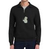 Super Sweats ® NuBlend ® 1/4 Zip Sweatshirt with Cadet Collar Thumbnail