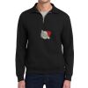 Super Sweats ® NuBlend ® 1/4 Zip Sweatshirt with Cadet Collar Thumbnail