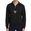 Super Sweats ® NuBlend ® 1/4 Zip Sweatshirt with Cadet Collar Thumbnail