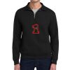 Super Sweats ® NuBlend ® 1/4 Zip Sweatshirt with Cadet Collar Thumbnail