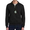 Super Sweats ® NuBlend ® 1/4 Zip Sweatshirt with Cadet Collar Thumbnail