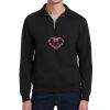 Super Sweats ® NuBlend ® 1/4 Zip Sweatshirt with Cadet Collar Thumbnail