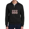 Super Sweats ® NuBlend ® 1/4 Zip Sweatshirt with Cadet Collar Thumbnail