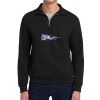 Super Sweats ® NuBlend ® 1/4 Zip Sweatshirt with Cadet Collar Thumbnail