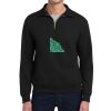 Super Sweats ® NuBlend ® 1/4 Zip Sweatshirt with Cadet Collar Thumbnail