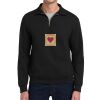 Super Sweats ® NuBlend ® 1/4 Zip Sweatshirt with Cadet Collar Thumbnail