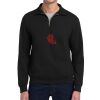 Super Sweats ® NuBlend ® 1/4 Zip Sweatshirt with Cadet Collar Thumbnail