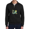 Super Sweats ® NuBlend ® 1/4 Zip Sweatshirt with Cadet Collar Thumbnail