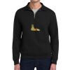 Super Sweats ® NuBlend ® 1/4 Zip Sweatshirt with Cadet Collar Thumbnail