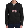 Super Sweats ® NuBlend ® 1/4 Zip Sweatshirt with Cadet Collar Thumbnail