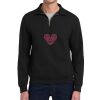 Super Sweats ® NuBlend ® 1/4 Zip Sweatshirt with Cadet Collar Thumbnail