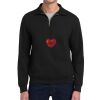 Super Sweats ® NuBlend ® 1/4 Zip Sweatshirt with Cadet Collar Thumbnail