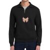 Super Sweats ® NuBlend ® 1/4 Zip Sweatshirt with Cadet Collar Thumbnail