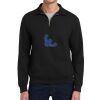 Super Sweats ® NuBlend ® 1/4 Zip Sweatshirt with Cadet Collar Thumbnail