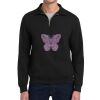 Super Sweats ® NuBlend ® 1/4 Zip Sweatshirt with Cadet Collar Thumbnail