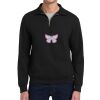 Super Sweats ® NuBlend ® 1/4 Zip Sweatshirt with Cadet Collar Thumbnail