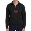 Super Sweats ® NuBlend ® 1/4 Zip Sweatshirt with Cadet Collar Thumbnail