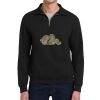 Super Sweats ® NuBlend ® 1/4 Zip Sweatshirt with Cadet Collar Thumbnail