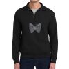 Super Sweats ® NuBlend ® 1/4 Zip Sweatshirt with Cadet Collar Thumbnail