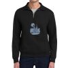 Super Sweats ® NuBlend ® 1/4 Zip Sweatshirt with Cadet Collar Thumbnail