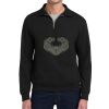 Super Sweats ® NuBlend ® 1/4 Zip Sweatshirt with Cadet Collar Thumbnail