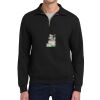 Super Sweats ® NuBlend ® 1/4 Zip Sweatshirt with Cadet Collar Thumbnail