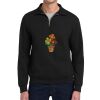 Super Sweats ® NuBlend ® 1/4 Zip Sweatshirt with Cadet Collar Thumbnail