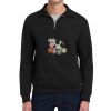 Super Sweats ® NuBlend ® 1/4 Zip Sweatshirt with Cadet Collar Thumbnail