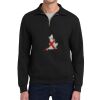 Super Sweats ® NuBlend ® 1/4 Zip Sweatshirt with Cadet Collar Thumbnail