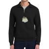 Super Sweats ® NuBlend ® 1/4 Zip Sweatshirt with Cadet Collar Thumbnail