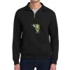 Super Sweats ® NuBlend ® 1/4 Zip Sweatshirt with Cadet Collar Thumbnail