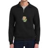 Super Sweats ® NuBlend ® 1/4 Zip Sweatshirt with Cadet Collar Thumbnail