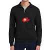 Super Sweats ® NuBlend ® 1/4 Zip Sweatshirt with Cadet Collar Thumbnail