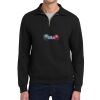 Super Sweats ® NuBlend ® 1/4 Zip Sweatshirt with Cadet Collar Thumbnail