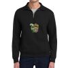 Super Sweats ® NuBlend ® 1/4 Zip Sweatshirt with Cadet Collar Thumbnail